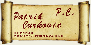 Patrik Ćurković vizit kartica